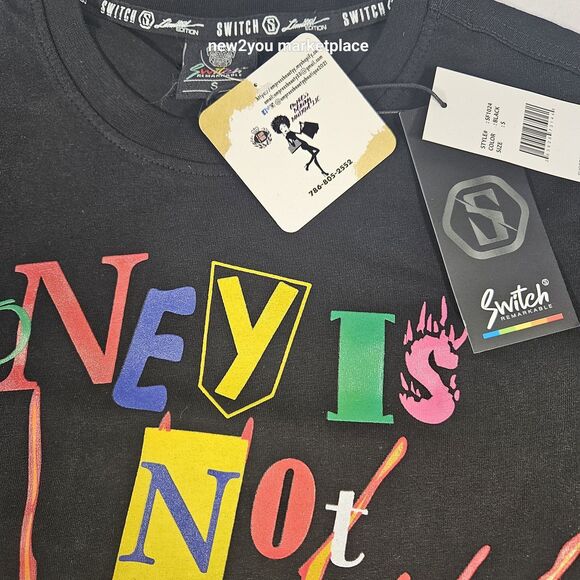 Switch Remarkable T-Shirt Mens SMAll Limited Edition MONEY NOT DEAD - Picture 3 of 9